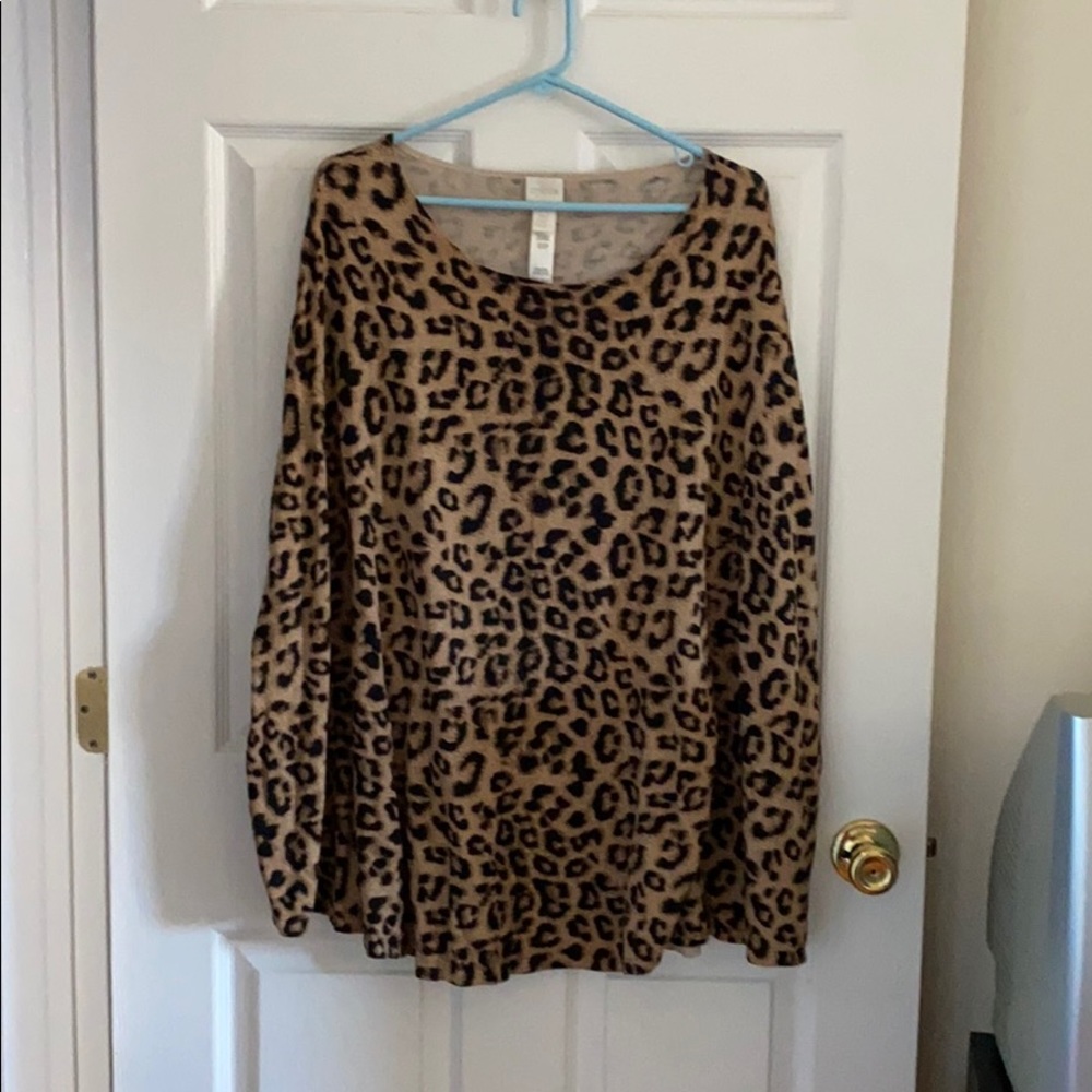 Leopard Print Poncho by Chico’s